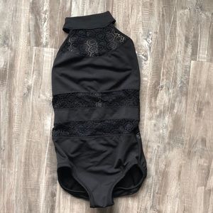 NWT Open Back Halter Leotard